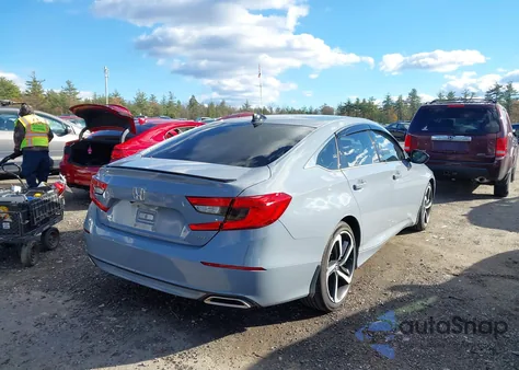 2021 Honda Accord Sport 2.0T из США, поврежденный, VIN 1HGCV2F30MA006412